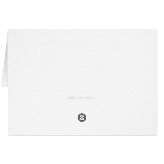 Sandy Beach Card (Rückseite Horizontal)