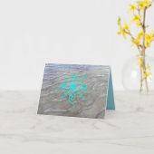 Sandy Beach Card Karte (Gelbe Blume)