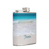 Sandy Beach Custom Flask Flachmann (Rechts)