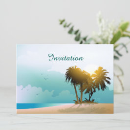Sandy Beach Einladung
