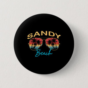 Sandy Beach Hawaii Männer Frauen Souvenir Surfbret Button