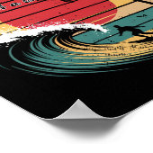 Sandy Beach Hawaii Strand Surfen Poster (Ecke)