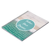 Sandy Beach Inspiriere deinen Träumen folgen Notizblock (Linke Seite)