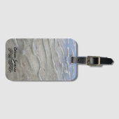 Sandy Beach Luggage Tag Gepäckanhänger (Vorderseite (Horizontal))