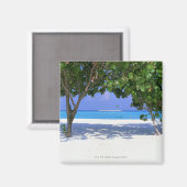 Sandy Beach Magnet (Vorderseite/Rückseite)