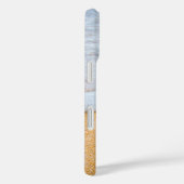 Sandy Beach mit Foamy Surf Case-Mate iPhone Hülle (Rückseite / Rechts)