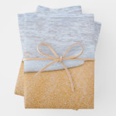 Sandy Beach mit Foamy Surf Geschenkpapier Set (Beispiel)