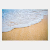 Sandy Beach mit Foamy Surf Geschenkpapier Set (Vorderseite)