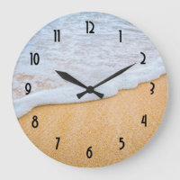 Sandy Beach mit Foamy Surf