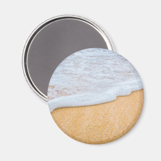 Sandy Beach mit Foamy Surf Magnet (Vorderseite/Rückseite)