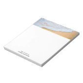 Sandy Beach mit Foamy Surf Notizblock (Rotiert)