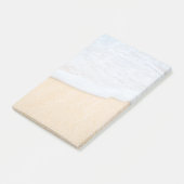 Sandy Beach mit Foamy Surf Post-it Klebezettel (angewinkelt)