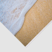 Sandy Beach mit Foamy Surf Seidenpapier (Ausschnitt)