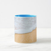 Sandy Beach mit Foamy Surf Tasse (Zentrum)