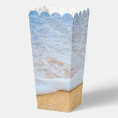 Sandy Beach mit Foamy Surf Wedding Vielen Dank Geschenkschachtel (Rückseite)