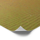 Sandy Beach mit Insel und Meer POSTER (Ecke)
