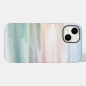 Sandy Beach Ocean Waves Sonnenuntergang Abstrakte  Case-Mate iPhone Hülle (Rückseite (Horizontal))