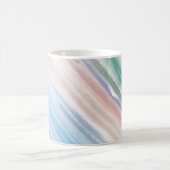 Sandy Beach Ocean Waves Sonnenuntergang Abstrakte  Kaffeetasse (Mittel)