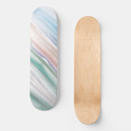Sandy Beach Ocean Waves Sonnenuntergang Abstrakte Skateboard