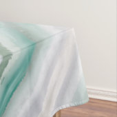 Sandy Beach Ocean Waves Sonnenuntergang Abstrakte  Tischdecke (Beispiel)