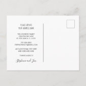 Sandy Beach Ocean Waves Wir zogen nach Florida Ankündigungspostkarte (Rückseite)