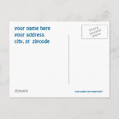 Sandy Beach Open House Postkarte (Rückseite)