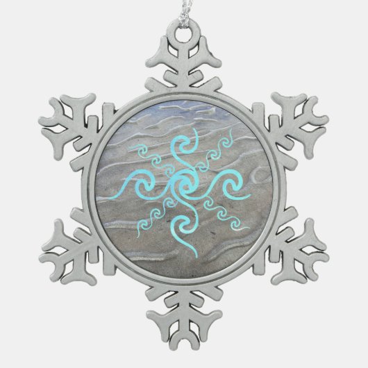 Sandy Beach Ornament (Vorderseite)