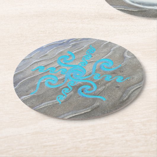 Sandy Beach Paper Untersetzer (Angewinkelt)