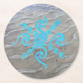 Sandy Beach Paper Untersetzer