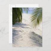 Sandy Beach Postkarte (Vorne/Hinten)