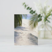 Sandy Beach Postkarte (Stehend Vorderseite)