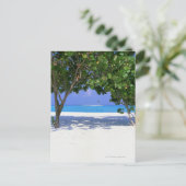 Sandy Beach Postkarte (Stehend Vorderseite)