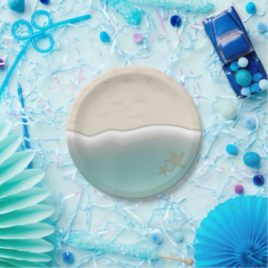 Sandy Beach Shoreline Party Caker Teller (Party)