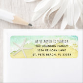 Sandy Beach Starfish Wir bewegten Rücksendeadresse (Insitu)