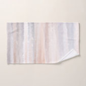 Sandy Beach Summer Tan Abstrakte Wasserfarbe Badhandtuch Set (Handtuch)