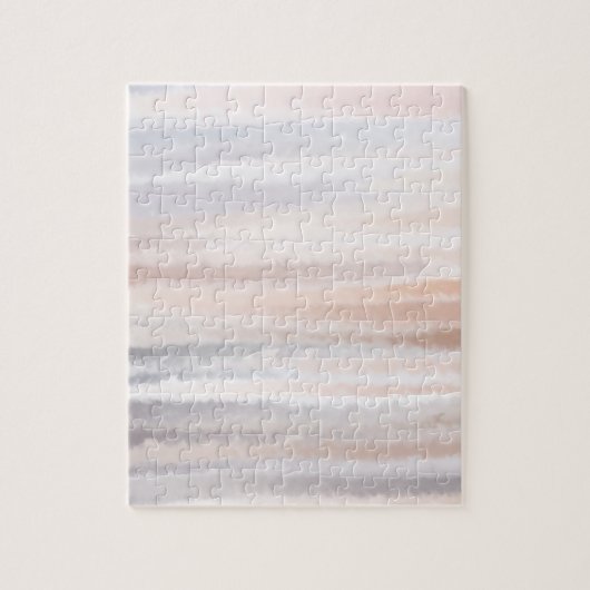 Sandy Beach Summer Tan Abstrakte Wasserfarbe Puzzle (Vertikal)