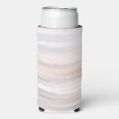 Sandy Beach Summer Tan Abstrakte Wasserfarbe Selters Dosenkühler (Seltzer Vorderseite)