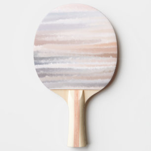 Sandy Beach Summer Tan Abstrakte Wasserfarbe Tischtennis Schläger