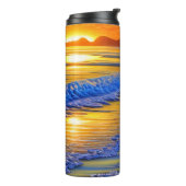 Sandy Beach Sunset Thermosbecher (Nach links gedreht)