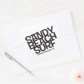 Sandy Beach Surf Classic Sticker (Umschlag)