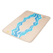 SANDY Beach Towel Badematte (Schrägansicht)