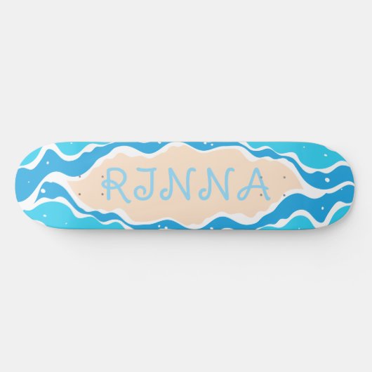 SANDY Beach Towel Skateboard (Horizontal)