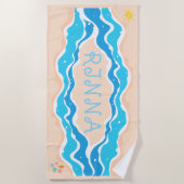 SANDY Beach Towel Strandtuch (Vorderseite)