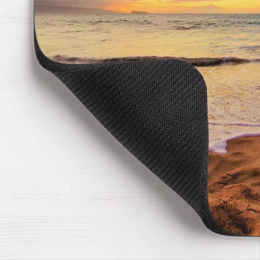 Sandy Beach und Sunset Mousepad (Ecke)