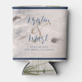 Sandy Beach Wedding 2 Can Cooler Dosenkühler (Vorderseite)