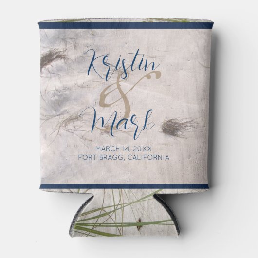 Sandy Beach Wedding 2 Can Cooler Dosenkühler (Vorderseite)