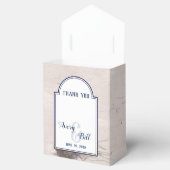 Sandy Beach Wedding Favoriten mit vielen Dank Geschenkschachtel (Geöffnet)