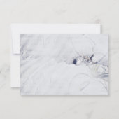 Sandy Beach Wedding UAWG02 RSVP Karte (Rückseite)