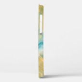 Sandy Brown Ocean Blue Fluid Art Case-Mate iPhone Hülle (Rückseite / Links)