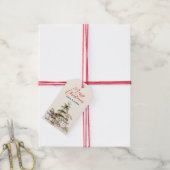 Sandy Christmas Tree Snowman Ansammlung Geschenkanhänger (Mit Garn)